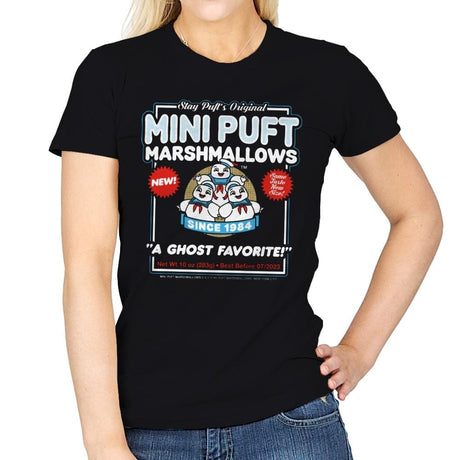 Mini Pufts - Womens T-Shirts RIPT Apparel Small / Black