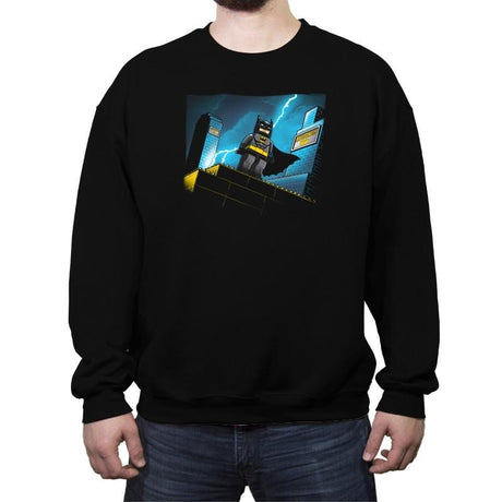 Minibat: The Animated Series - Crew Neck Sweatshirt Crew Neck Sweatshirt RIPT Apparel