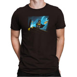 Minibat: The Animated Series Exclusive - Mens Premium T-Shirts RIPT Apparel Small / Dark Chocolate