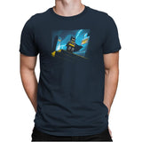 Minibat: The Animated Series Exclusive - Mens Premium T-Shirts RIPT Apparel Small / Indigo