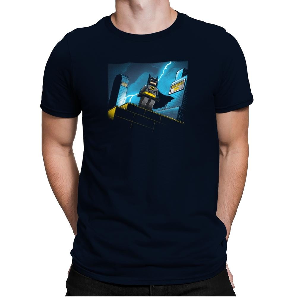 Minibat: The Animated Series Exclusive - Mens Premium T-Shirts RIPT Apparel Small / Midnight Navy