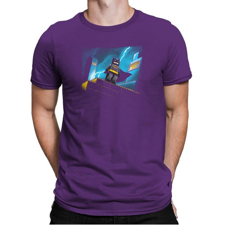 Minibat: The Animated Series Exclusive - Mens Premium T-Shirts RIPT Apparel Small / Purple Rush