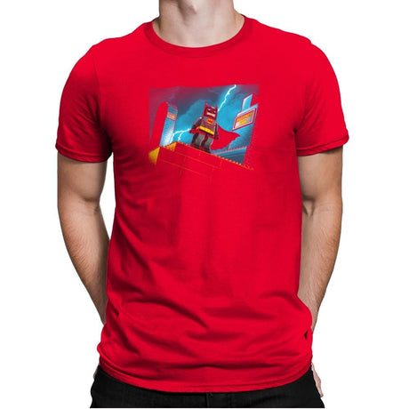 Minibat: The Animated Series Exclusive - Mens Premium T-Shirts RIPT Apparel Small / Red