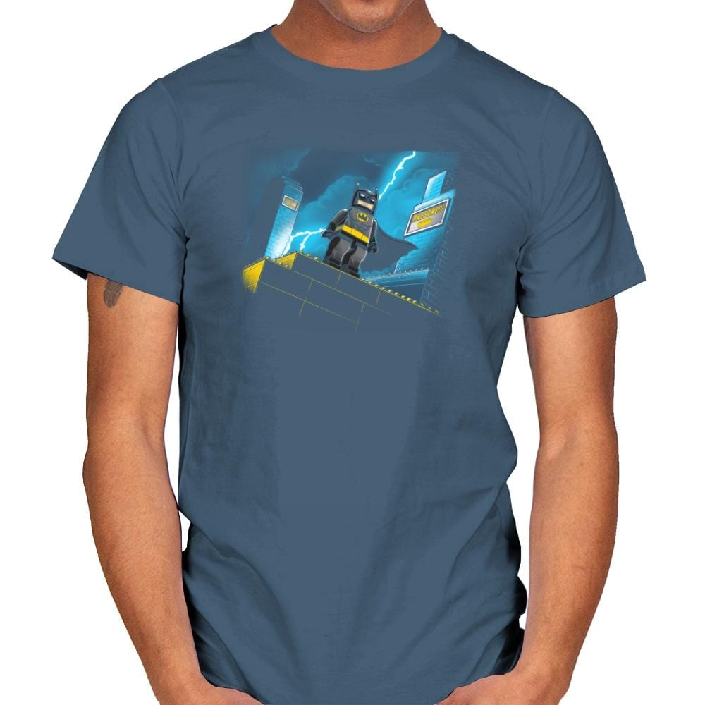 Minibat: The Animated Series Exclusive - Mens T-Shirts RIPT Apparel Small / Indigo Blue