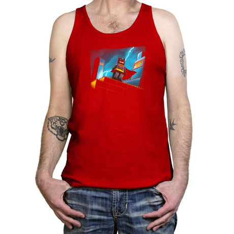 Minibat: The Animated Series Exclusive - Tanktop Tanktop RIPT Apparel X-Small / Red