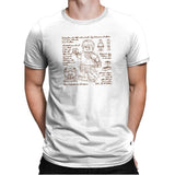 Minifigure Plan Exclusive - Brick Tees - Mens Premium T-Shirts RIPT Apparel Small / White