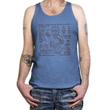 Minifigure Plan Exclusive - Brick Tees - Tanktop Tanktop RIPT Apparel X-Small / Blue Triblend