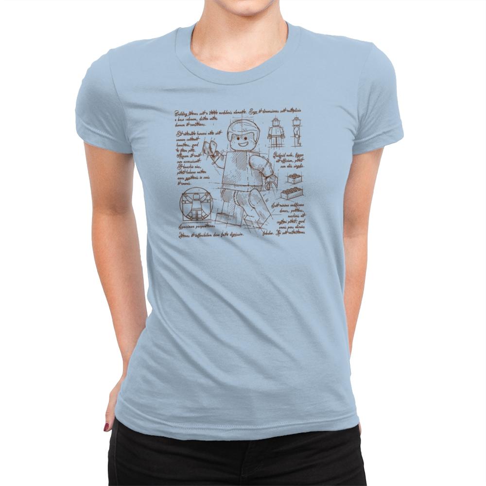 Minifigure Plan Exclusive - Brick Tees - Womens Premium T-Shirts RIPT Apparel Small / Cancun