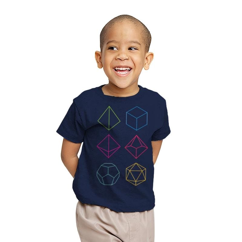 Minimal dungeons & dragons - Youth T-Shirts RIPT Apparel X-small / Navy