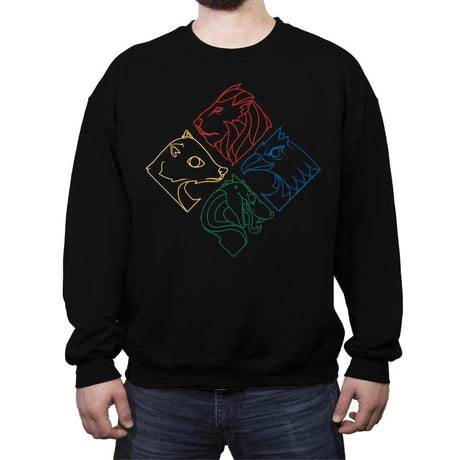 Minimal Magic - Crew Neck Sweatshirt Crew Neck Sweatshirt RIPT Apparel