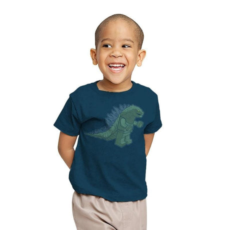 Minizilla Exclusive - Brick Tees - Youth T-Shirts RIPT Apparel X-small / Indigo