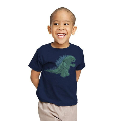 Minizilla Exclusive - Brick Tees - Youth T-Shirts RIPT Apparel X-small / Navy