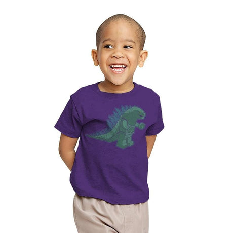 Minizilla Exclusive - Brick Tees - Youth T-Shirts RIPT Apparel X-small / Purple