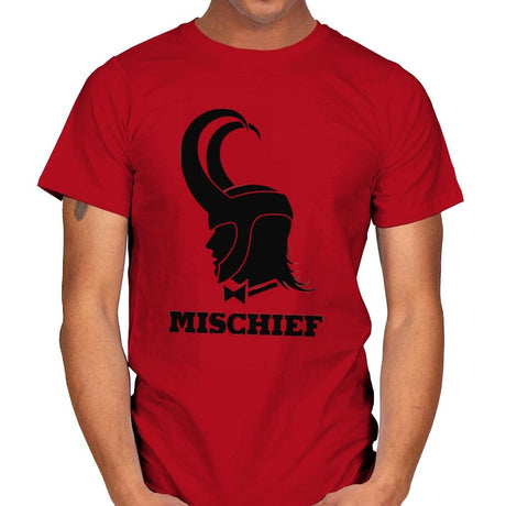 Mischief Boy - Mens T-Shirts RIPT Apparel Small / Red