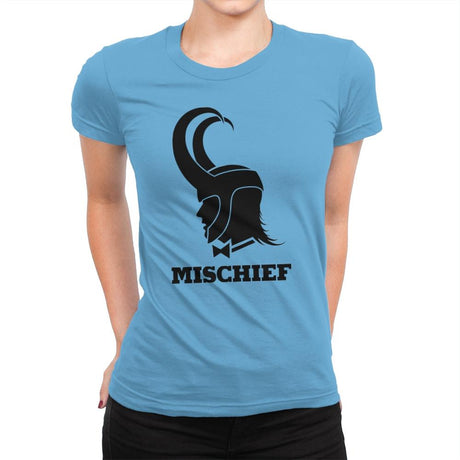 Mischief Boy - Womens Premium T-Shirts RIPT Apparel Small / Turquoise