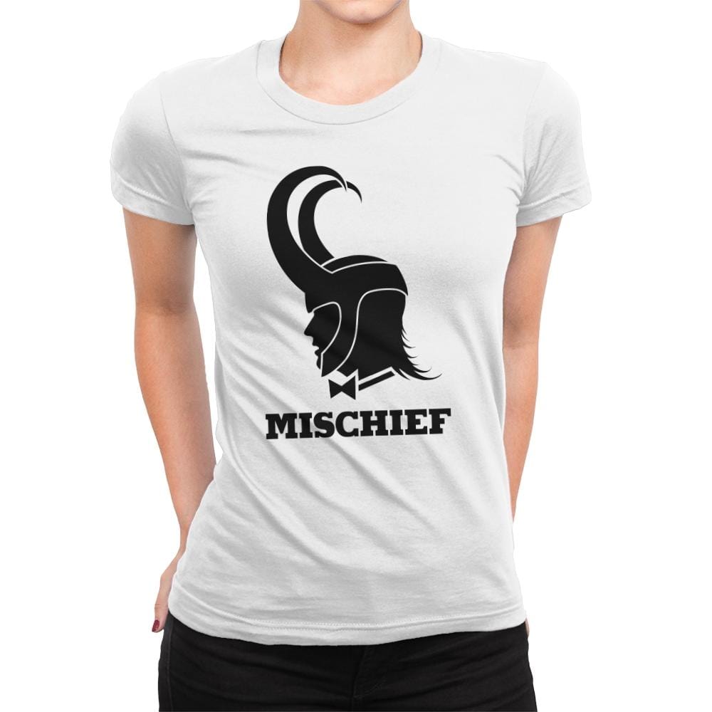 Mischief Boy - Womens Premium T-Shirts RIPT Apparel Small / White