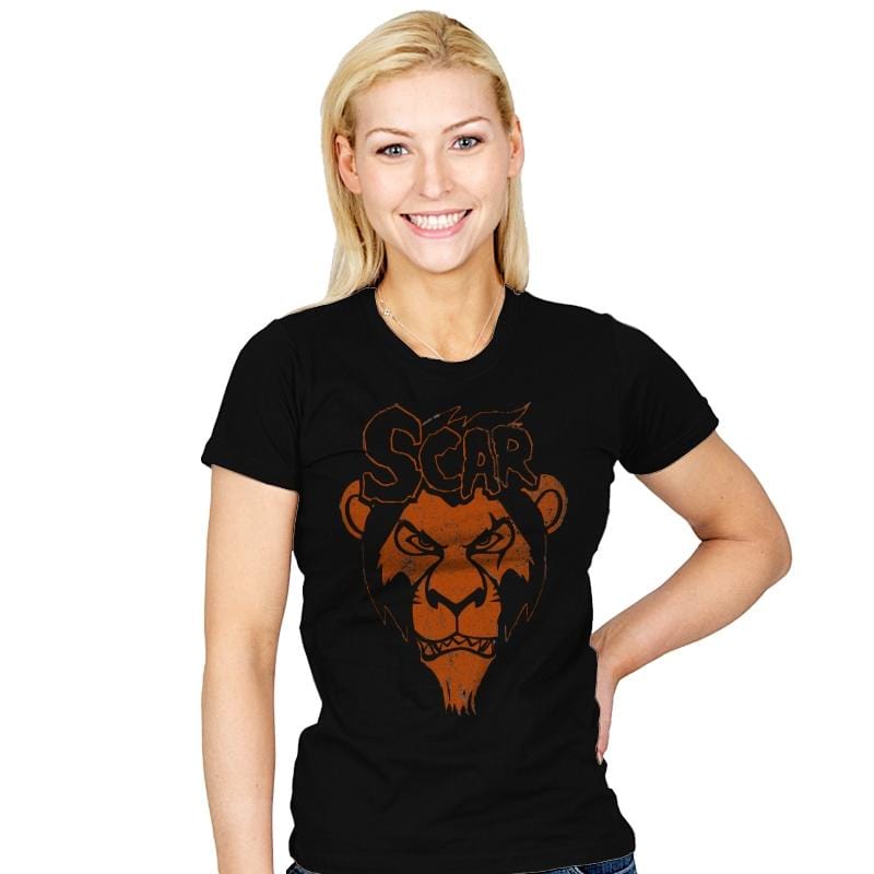 Misfit Lion - Womens T-Shirts RIPT Apparel Small / Black