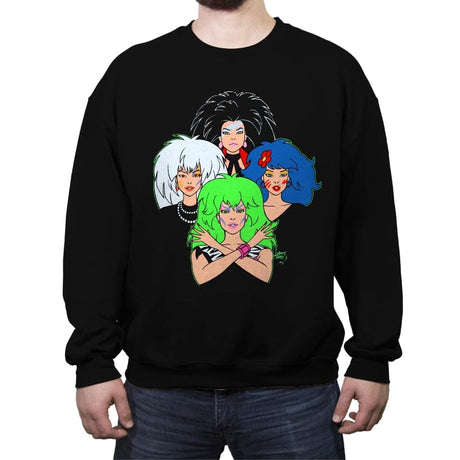 Misfits Rhapsody - Crew Neck Sweatshirt Crew Neck Sweatshirt RIPT Apparel Small / Black