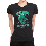 Miskatonic University - Womens Premium T-Shirts RIPT Apparel Small / Black