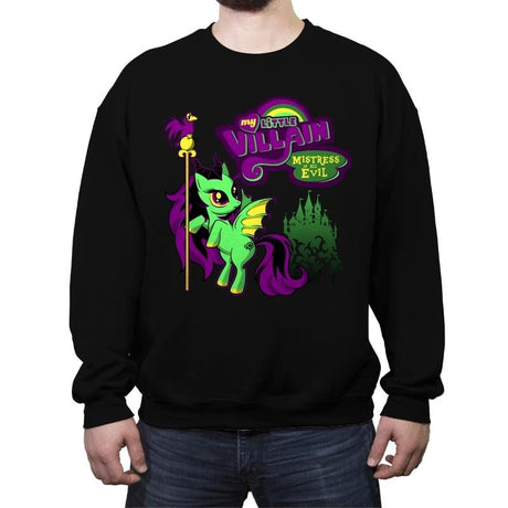 Mistress of all Ponies - Crew Neck Sweatshirt Crew Neck Sweatshirt RIPT Apparel Small / Black