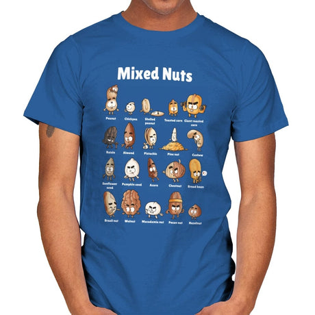 Mixed Nuts - Mens T-Shirts RIPT Apparel Small / Royal