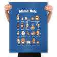 Mixed Nuts - Prints Posters RIPT Apparel 18x24 / Royal
