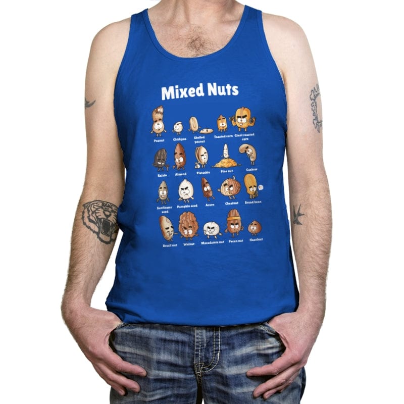 Mixed Nuts - Tanktop Tanktop RIPT Apparel X-Small / True Royal
