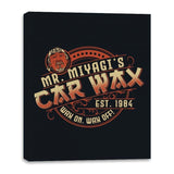 Miyagi's Car Wax - Canvas Wraps Canvas Wraps RIPT Apparel 16x20 / Black