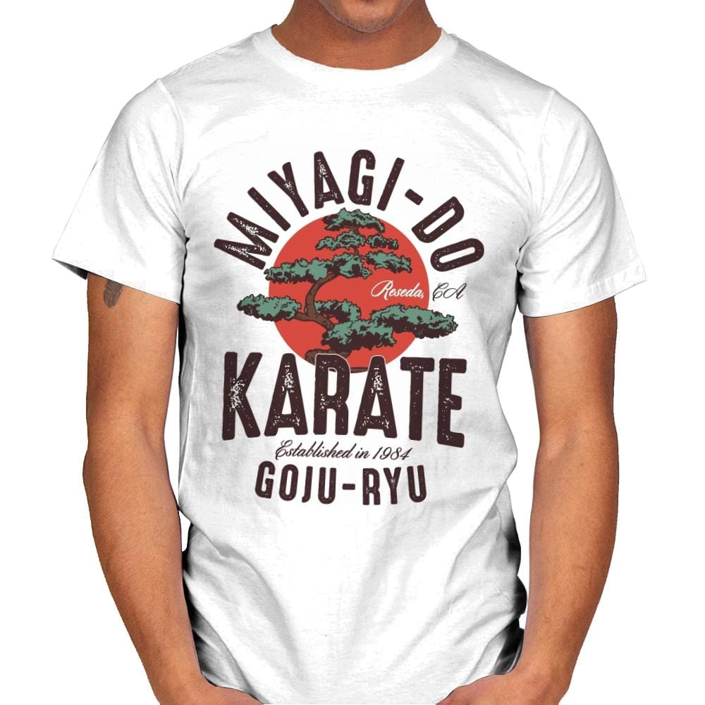 Miyago-Do Karate - Mens T-Shirts RIPT Apparel Small / White