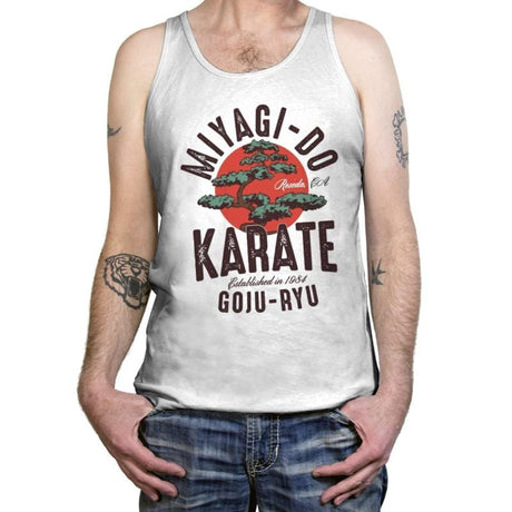 Miyago-Do Karate - Tanktop Tanktop RIPT Apparel X-Small / White
