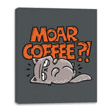 Moar Coffee - Canvas Wraps Canvas Wraps RIPT Apparel 16x20 / Charcoal