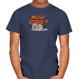 Moar Coffee - Mens T-Shirts RIPT Apparel Small / Navy
