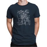 Modeling Skills Helpful Exclusive - Anime History Lesson - Mens Premium T-Shirts RIPT Apparel Small / Indigo