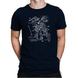 Modeling Skills Helpful Exclusive - Anime History Lesson - Mens Premium T-Shirts RIPT Apparel Small / Midnight Navy
