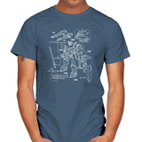 Modeling Skills Helpful Exclusive - Anime History Lesson - Mens T-Shirts RIPT Apparel Small / Indigo Blue