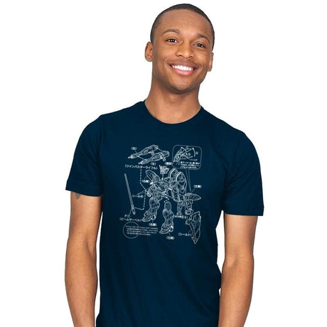 Modeling Skills Helpful Exclusive - Anime History Lesson - Mens T-Shirts RIPT Apparel Small / Navy