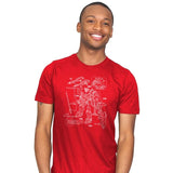 Modeling Skills Helpful Exclusive - Anime History Lesson - Mens T-Shirts RIPT Apparel Small / Red