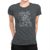 Modeling Skills Helpful Exclusive - Anime History Lesson - Womens Premium T-Shirts RIPT Apparel Small / Heavy Metal