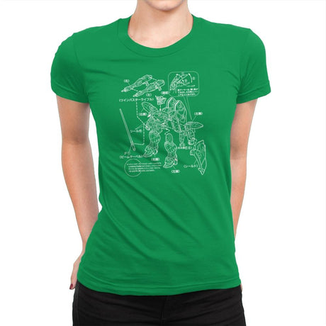 Modeling Skills Helpful Exclusive - Anime History Lesson - Womens Premium T-Shirts RIPT Apparel Small / Kelly Green