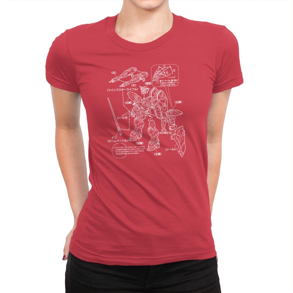 Modeling Skills Helpful Exclusive - Anime History Lesson - Womens Premium T-Shirts RIPT Apparel Small / Red