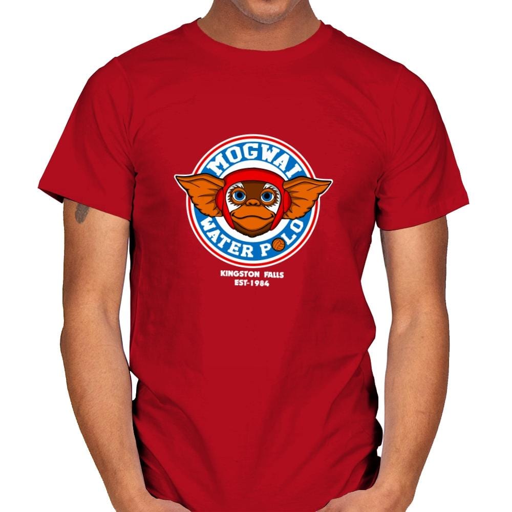 Mogwai water polo - Mens T-Shirts RIPT Apparel Small / Red