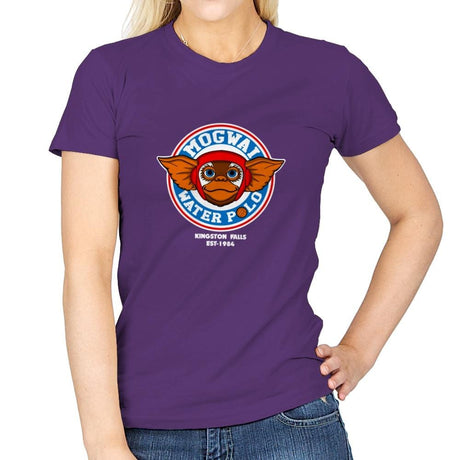 Mogwai water polo - Womens T-Shirts RIPT Apparel Small / Purple