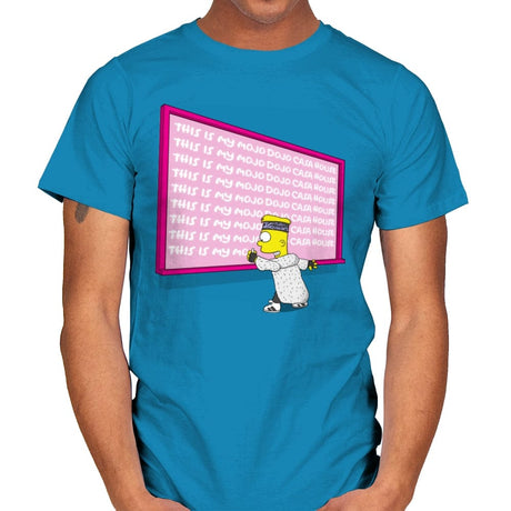 Mojo Dojo - Mens T-Shirts RIPT Apparel Small / Sapphire