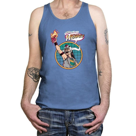 Mola Ram, Planeteer of Doom Exclusive - Tanktop Tanktop RIPT Apparel X-Small / Blue Triblend