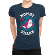 Mommy Shark - Womens Premium T-Shirts RIPT Apparel Small / Midnight Navy