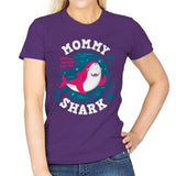 Mommy Shark - Womens T-Shirts RIPT Apparel Small / Purple