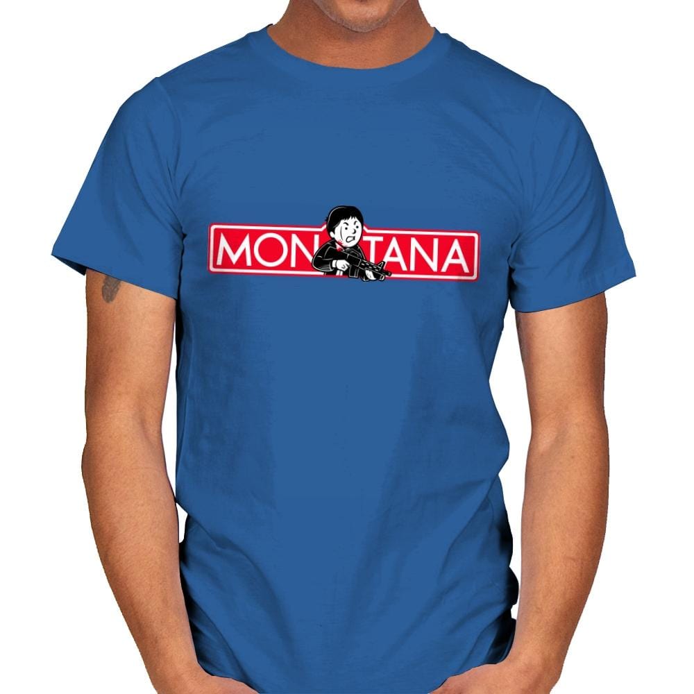 MON-TANA - Mens T-Shirts RIPT Apparel Small / Royal