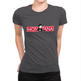 MON-TANA - Womens Premium T-Shirts RIPT Apparel Small / Heavy Metal
