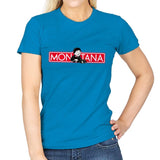 MON-TANA - Womens T-Shirts RIPT Apparel Small / Sapphire