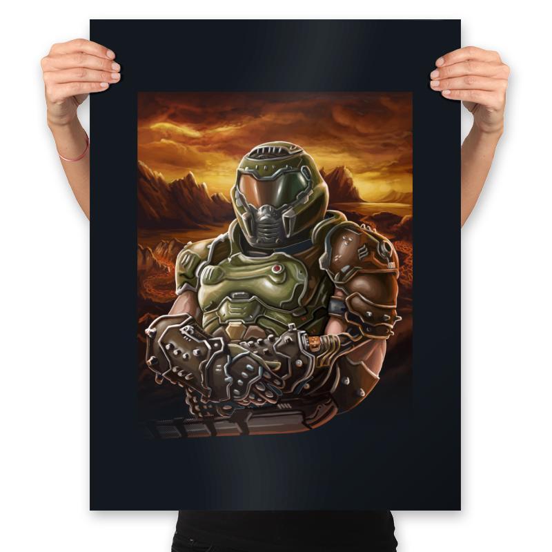Mona Doom - Prints Posters RIPT Apparel 18x24 / Black